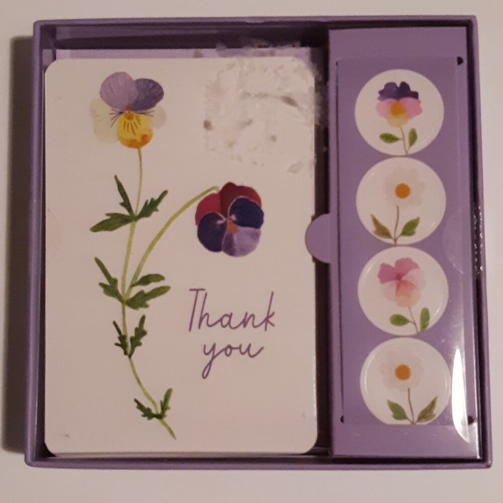 Thank You Note Card Set Boxed